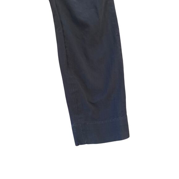 Women 6 Everlane Gray Side Zip Pants Straight Leg Stretch Chino Cotton High Rise - Picture 3 of 6